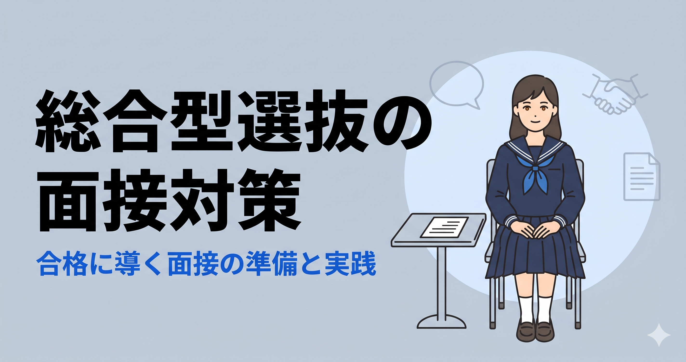 総合型選抜の面接とは?評価されるポイントと対策を徹底解説