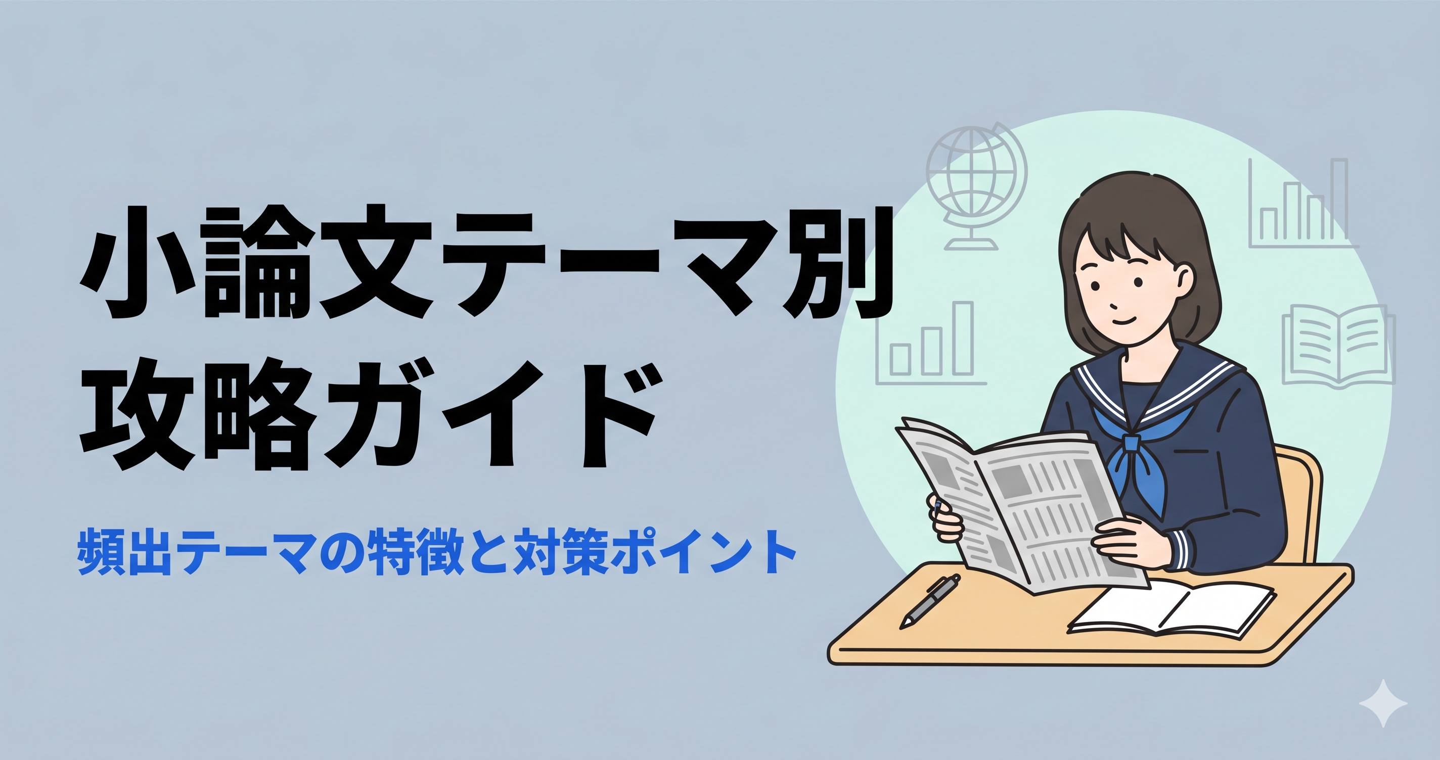 総合型選抜の小論文テーマ別攻略ガイド｜頻出テーマの特徴と対策ポイント